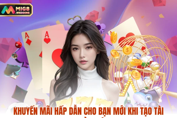 Khuyến mãi hấp dẫn cho bạn mới khi tạo tài khoản mới